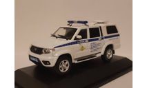 УАЗ Патриот пикап Полиция кинологическая служба Татарстан, масштабная модель, scale43