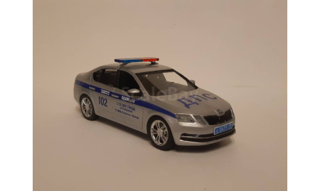 Skoda Octavia A7 FL Полиция ДПС Москва, масштабная модель, scale43, Škoda