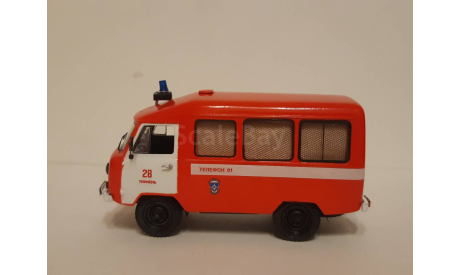 УАЗ ТС-17144У Пожарная служба г.Тюмень, масштабная модель, scale43