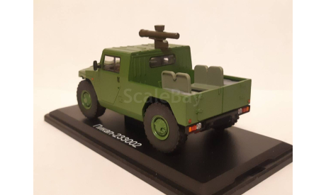 Газ 233002 Тигр Пикап открытый 4х4 2007 SSM, масштабная модель, scale43