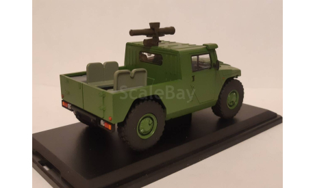 Газ 233002 Тигр Пикап открытый 4х4 2007 SSM, масштабная модель, scale43
