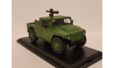 Газ 233002 Тигр Пикап открытый 4х4 2007 SSM, масштабная модель, scale43