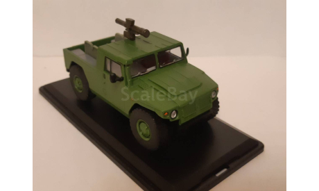 Газ 233002 Тигр Пикап открытый 4х4 2007 SSM, масштабная модель, scale43