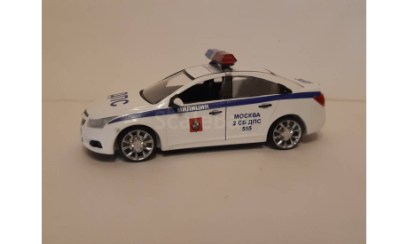 Chevrolet Cruze LT Милиция ДПС Москва, масштабная модель, scale43