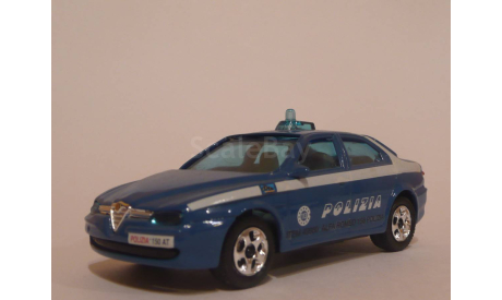 ALFA ROMEO 156 POLICE (Bburago), масштабная модель, scale43