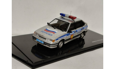 ВАЗ 2114 Полиция ДПС Красноярск, масштабная модель, scale43