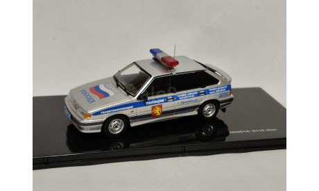 ВАЗ 2114 Полиция ДПС Красноярск, масштабная модель, scale43