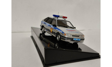 ВАЗ 2114 Полиция ДПС Красноярск, масштабная модель, scale43