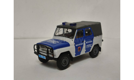 УАЗ 469 Милиция, масштабная модель, scale43