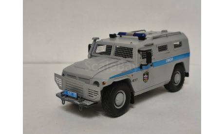 ГАЗ Тигр ОМОН, масштабная модель, scale43