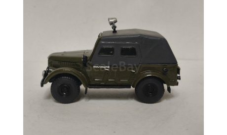 ГАЗ 69 МИЛИЦИЯ, масштабная модель, scale43