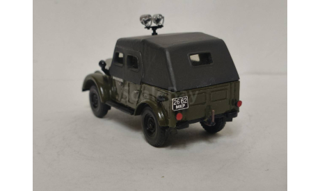 ГАЗ 69 МИЛИЦИЯ, масштабная модель, scale43