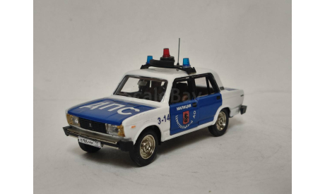 ВАЗ 2105 Милиция ДПС, масштабная модель, scale43