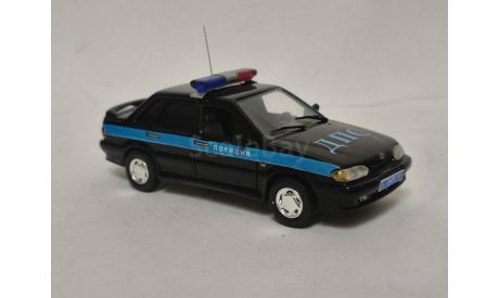 ВАЗ 2115 Полиция ДПС, масштабная модель, scale43