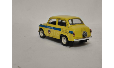 ЗАЗ 965 Запорожец 1961 г - Милиция - СССР, масштабная модель, scale43