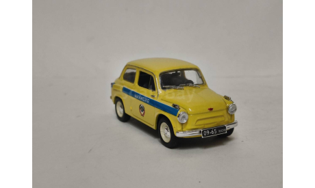 ЗАЗ 965 Запорожец 1961 г - Милиция - СССР, масштабная модель, scale43