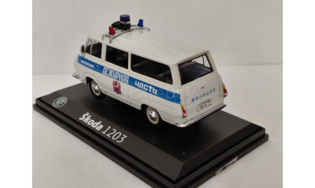 Skoda 1203 Милиция Дежурная часть, масштабная модель, scale43, Škoda