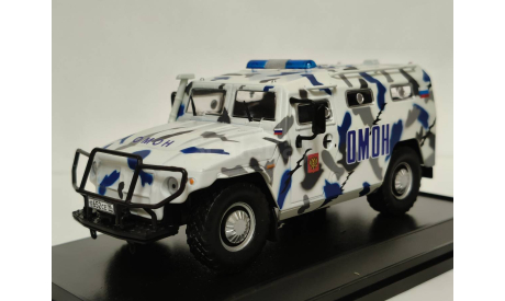 ГАЗ 2330 Тигр ОМОН, масштабная модель, scale43