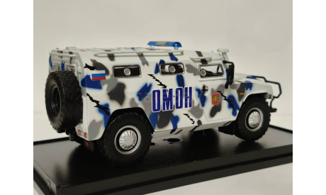 ГАЗ 2330 Тигр ОМОН, масштабная модель, scale43