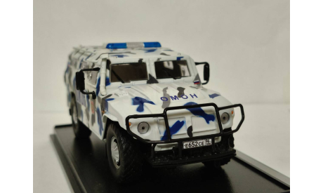 ГАЗ 2330 Тигр ОМОН, масштабная модель, scale43