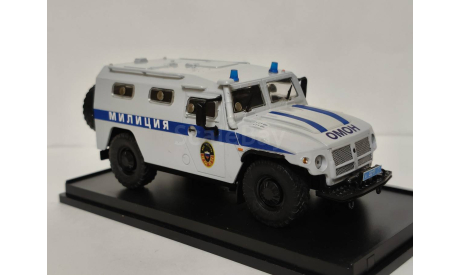 ГАЗ 2330 Тигр Милиция, масштабная модель, scale43