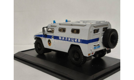 ГАЗ 2330 Тигр Милиция, масштабная модель, scale43