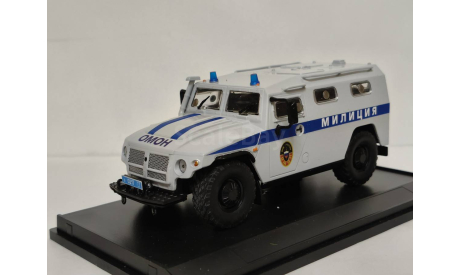 ГАЗ 2330 Тигр Милиция, масштабная модель, scale43