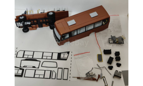 ПАЗ-320405 Вектор NEXT, сборная модель автомобиля, scale43