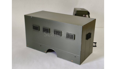 МАЗ 5340 автозак, масштабная модель, scale43