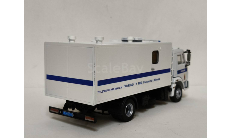 КАМАЗ 4308 Полиция ГУ МВД России г.Москва, масштабная модель, scale43