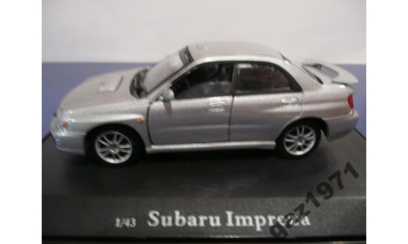 Subaru Impreza(Cararama) бокс, масштабная модель, 1:43, 1/43, Bauer/Cararama/Hongwell