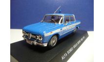 Alfa Romeo Giulia Super 1600 1976 Police Italia, масштабная модель, scale43