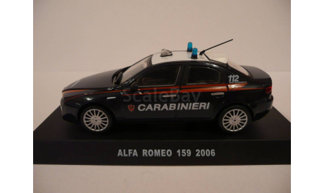 Alfa Romeo 159 Carabinieri 2006, масштабная модель, scale43