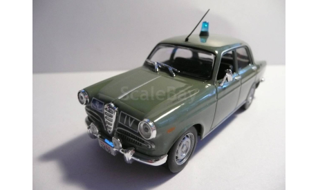 Alfa Romeo Giulietta Police Italy (ПММ), масштабная модель, scale43