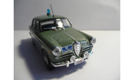 Alfa Romeo Giulietta Police Italy (ПММ), масштабная модель, scale43