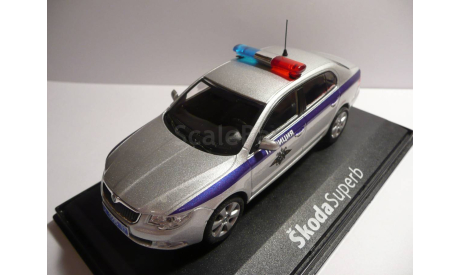 Scoda Superb Полиция(Abrex), масштабная модель, scale43, Škoda
