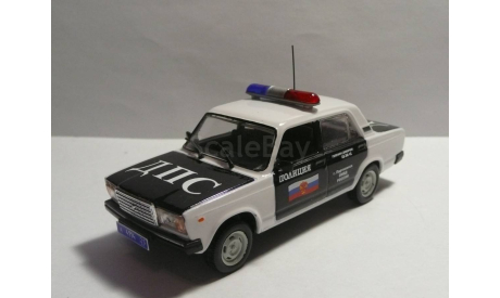 ВАЗ 2107 ДПС Владивосток, масштабная модель, scale43