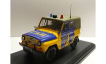 УАЗ 469 Милиция ГАИ СССР, масштабная модель, scale43