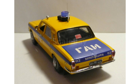 Волга ГАЗ-24 Милиция ГАИ СССР  Москва, масштабная модель, scale43