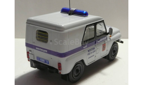 УАЗ 469 Милиция Москва, масштабная модель, scale43