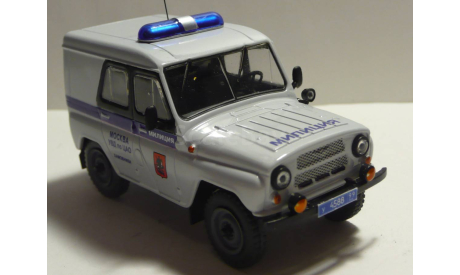 УАЗ 469 Милиция Москва, масштабная модель, scale43
