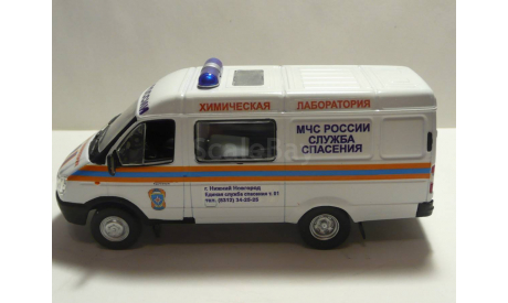 ГАЗ 2705 МЧС России химическая лаборатория, масштабная модель, 1:43, 1/43, Конверсии мастеров-одиночек