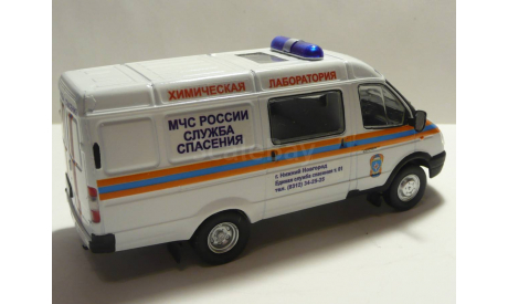 ГАЗ 2705 МЧС России химическая лаборатория, масштабная модель, 1:43, 1/43, Конверсии мастеров-одиночек