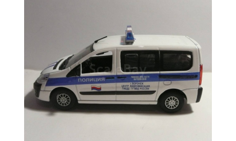 Fiat Scudo Полиция ДПС, масштабная модель, scale43