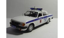 Волга ГАЗ 31029 Милиция Москва, масштабная модель, scale43