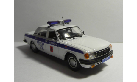 Волга ГАЗ 31029 Милиция Москва, масштабная модель, scale43