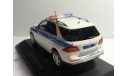 Mercedes-Benz W166 ML Полиция ДПС Москва, масштабная модель, 1:43, 1/43