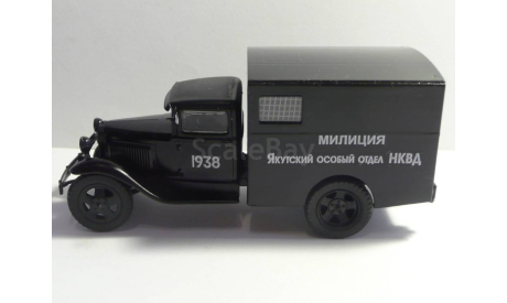 ГАЗ АА АЗ автозак, масштабная модель, scale43