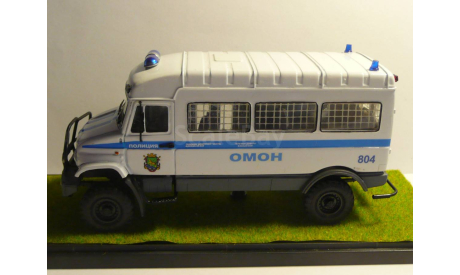 ЗИЛ 325000-12 Бычок ОМОН, масштабная модель, scale43