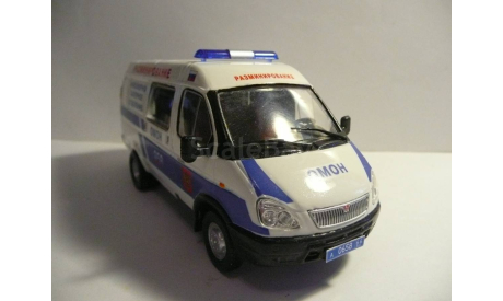 ГАЗ 2705 ОМОН Разминирование, масштабная модель, scale43